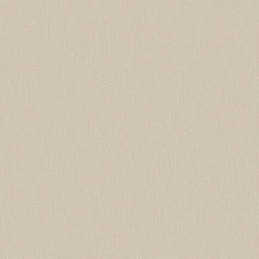 Linen Beige tapet med enfargat, textilimitation mönster i beige. Från kollektionen Linen. Nonwoven-material. Passar i vardagsrum och matsal.