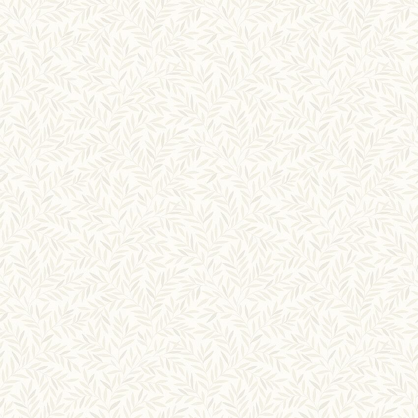 Borosan 21 8610 tapet med botaniskt mönster i vit. Från kollektionen Borosan 21. Papper-material med rak passning.