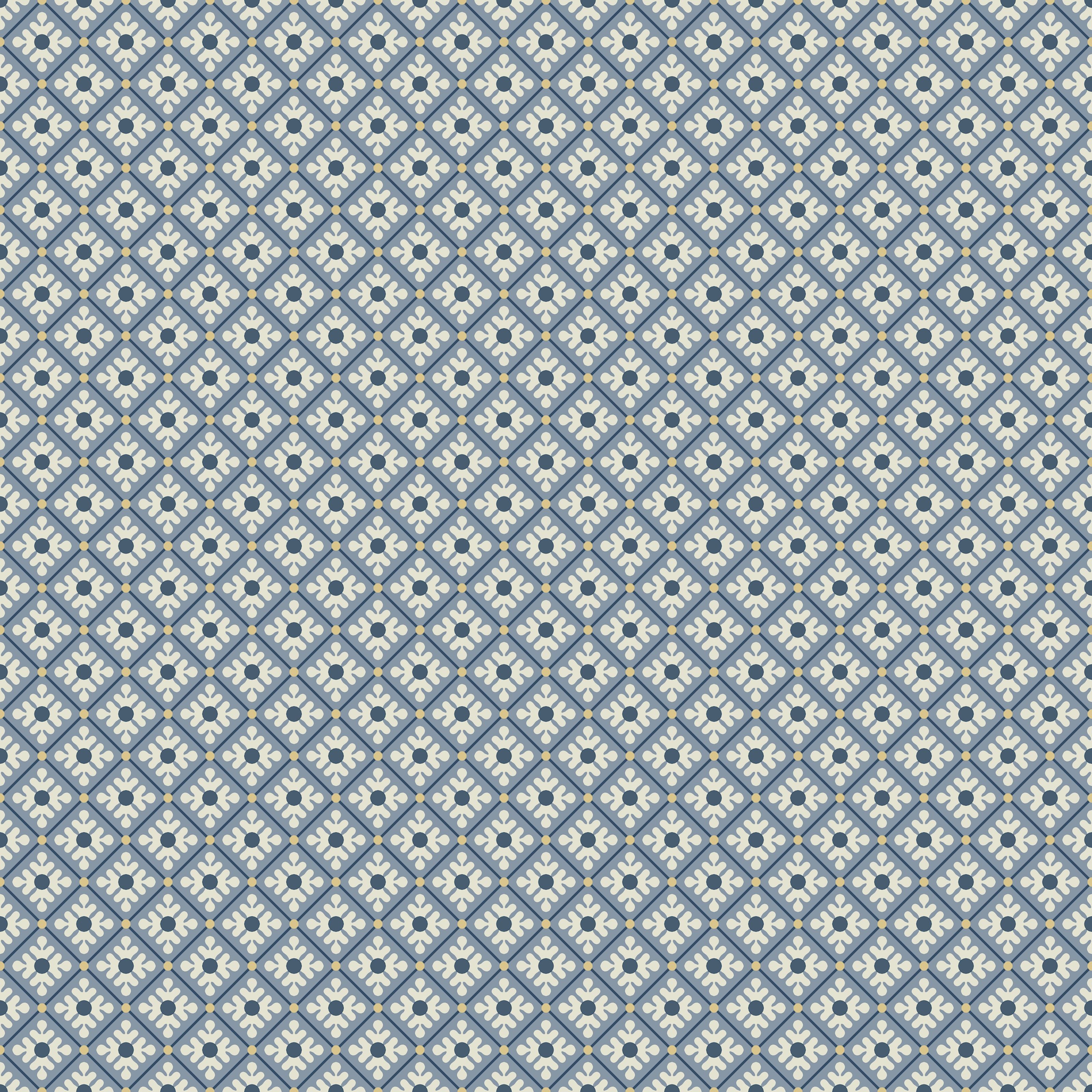 Skärhamn rutmönster, vit, blå och silver tapet från Midbec med rutigt mönster i vit. Från kollektionen Apelviken. Nonwoven-material med rak passning.