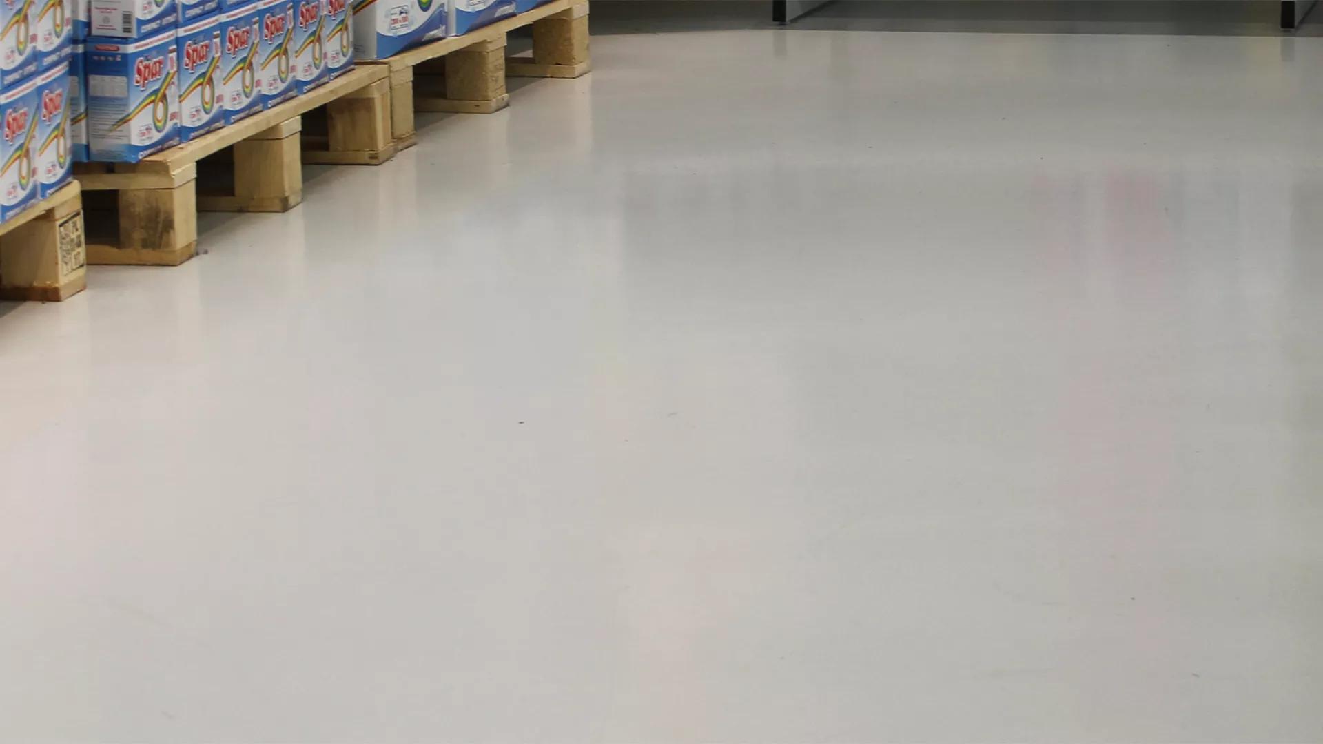 Hagmans färg golv banner colorama