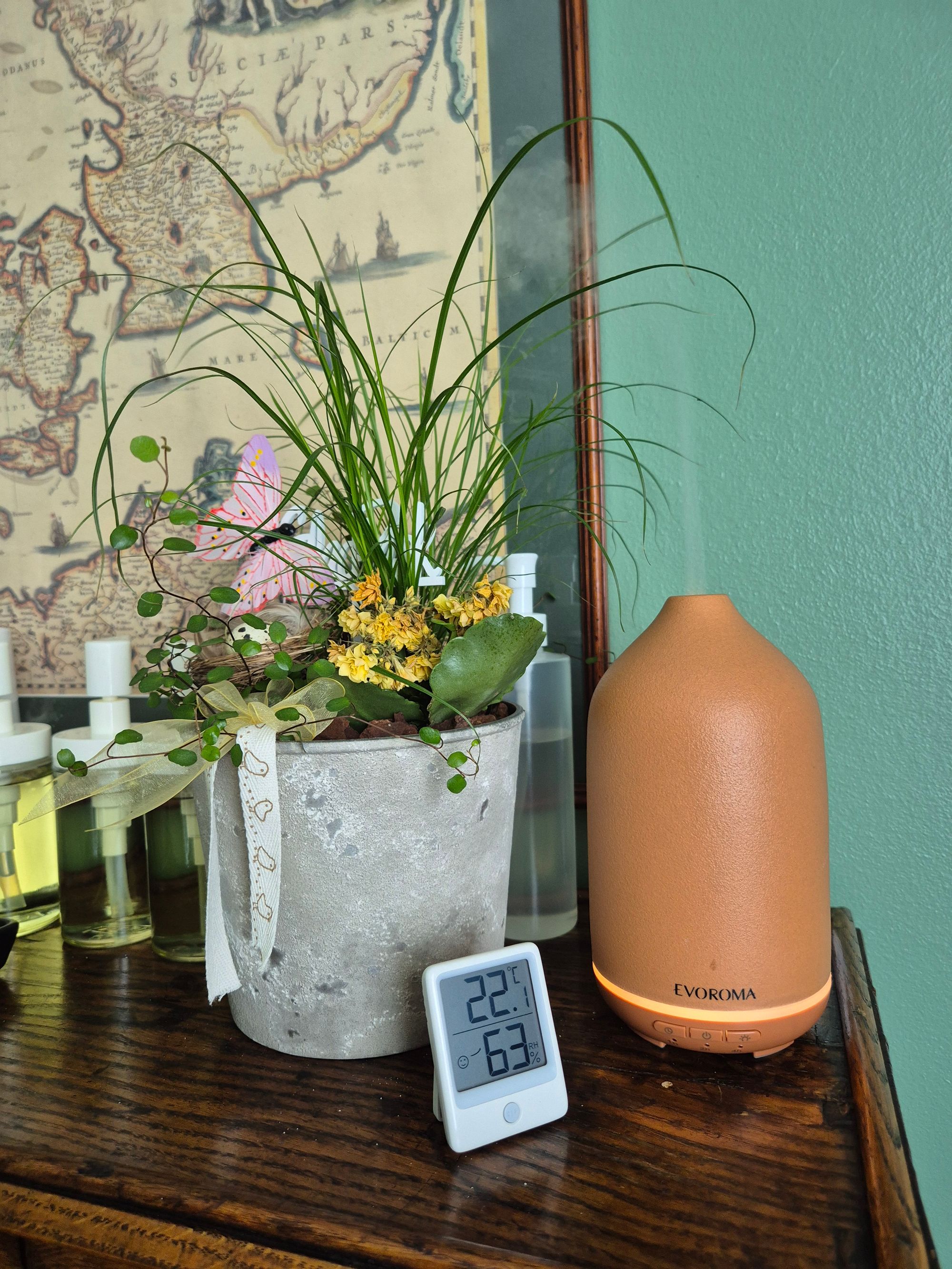 Massage room with aromatheraphy.