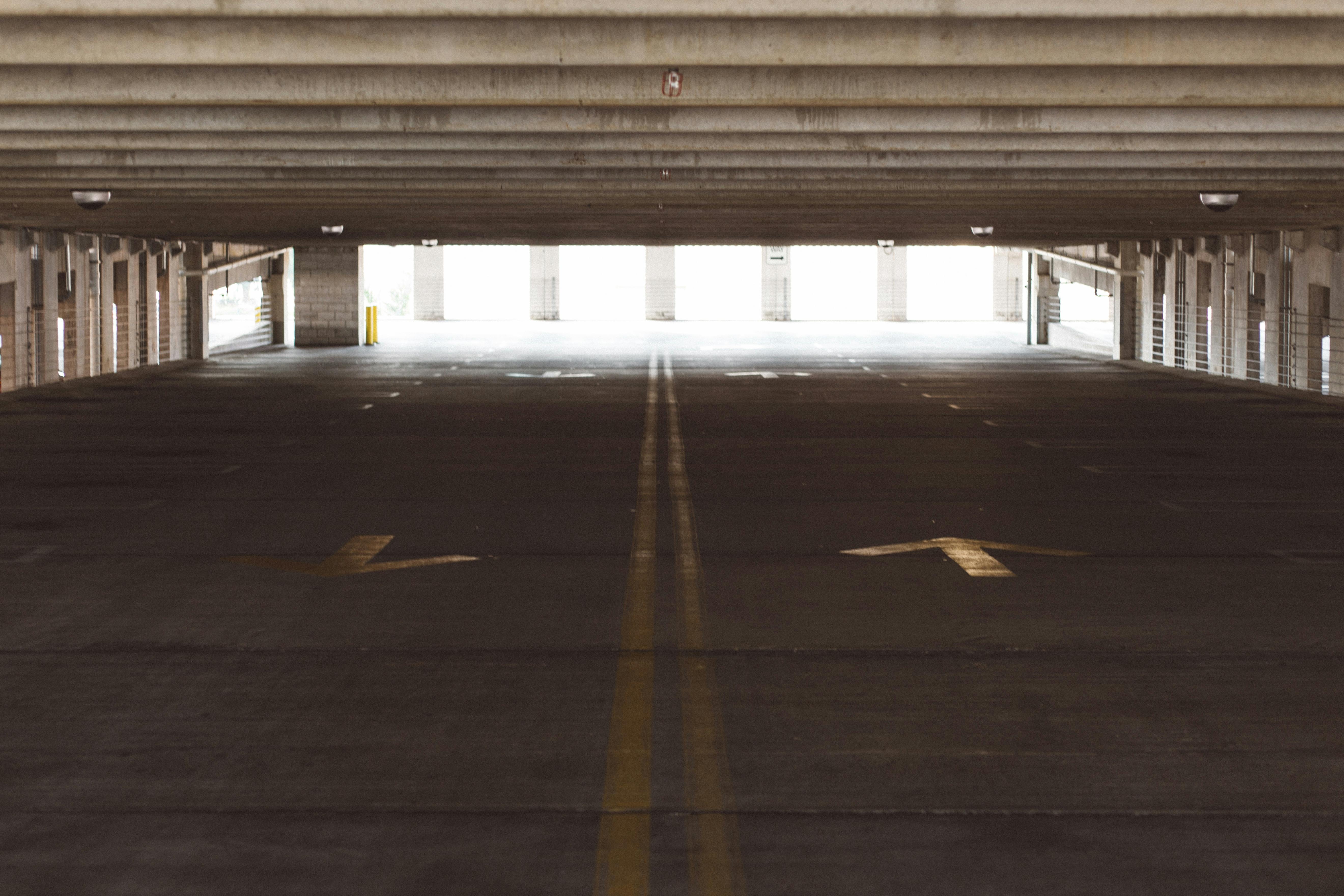 Image Empty parking garage structure following the Grays Ferry collapse, representing a tragic construction accident under investigation
