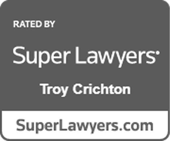 Troy Crichton Super Lawyers Award