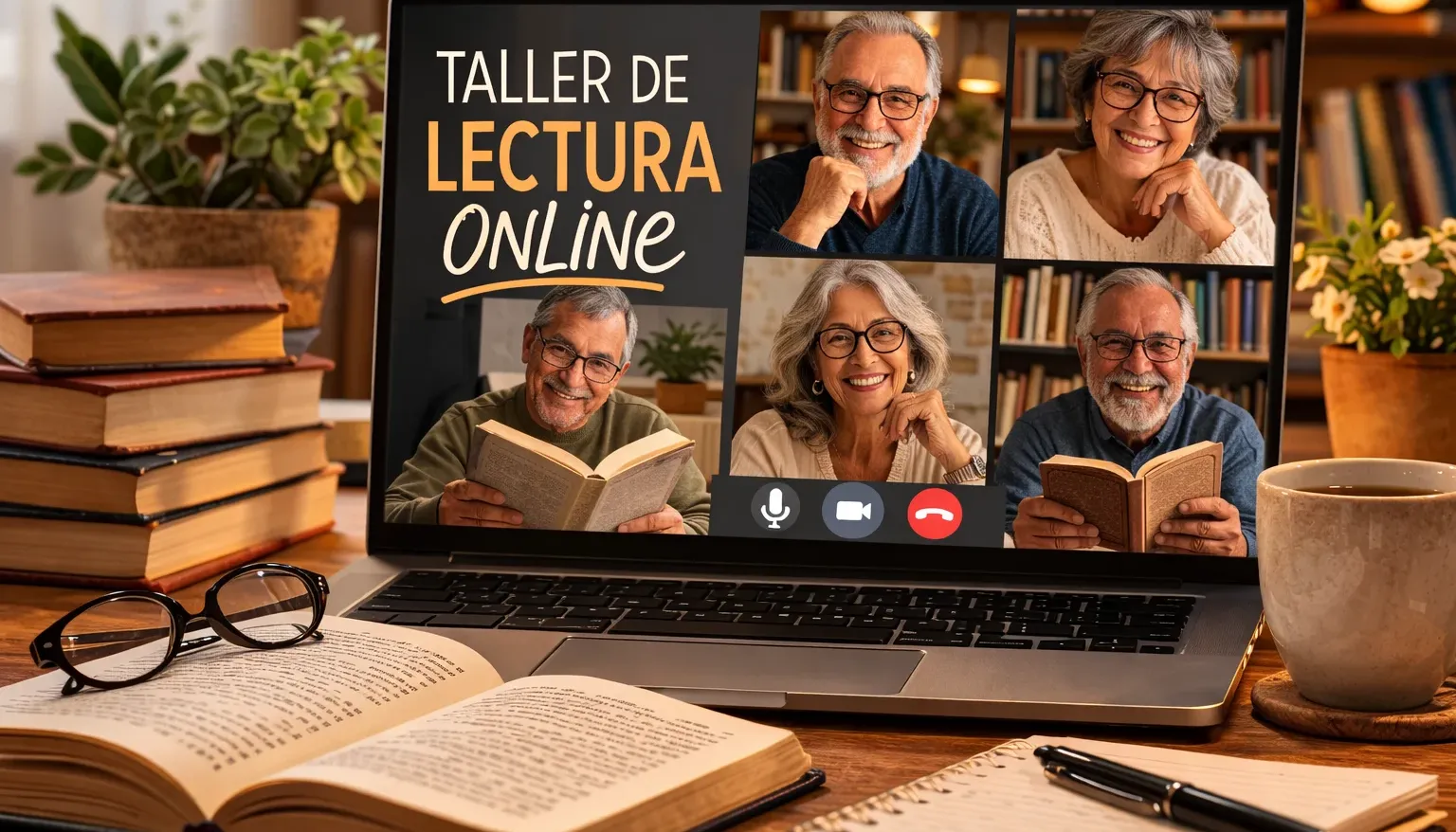 Taller de lectura online con Zona Boomer