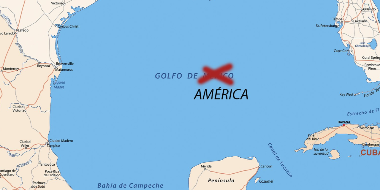 Trámites para cambiar el nombre del Golfo de México