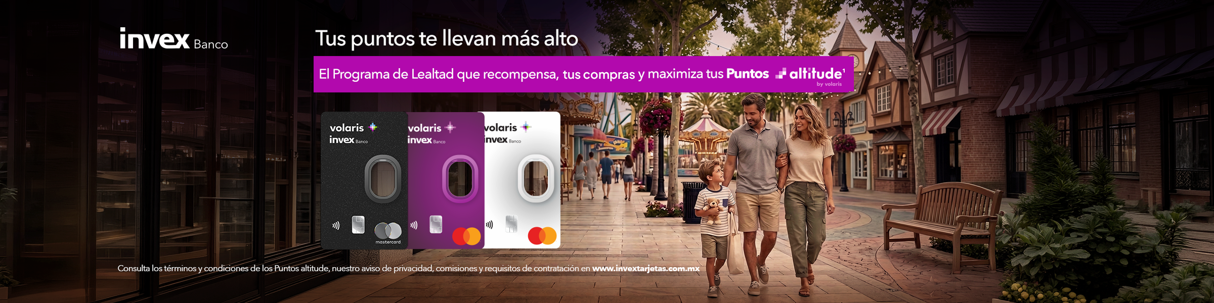 Tus puntos te llevan más alto. El programa de lealtad que recompensa, tus compras y maximiza tus puntos altitude. Aplica TyC.