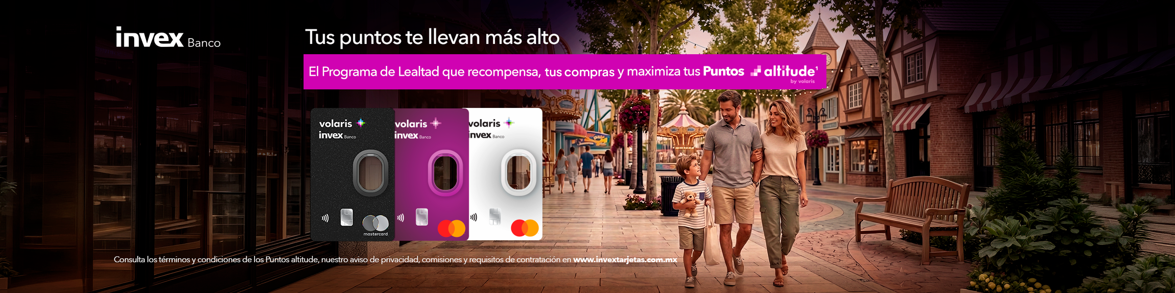 Tus puntos te llevan más alto. El programa de lealtad que recompensa, tus compras y maximiza tus puntos altitude. Aplica TyC.