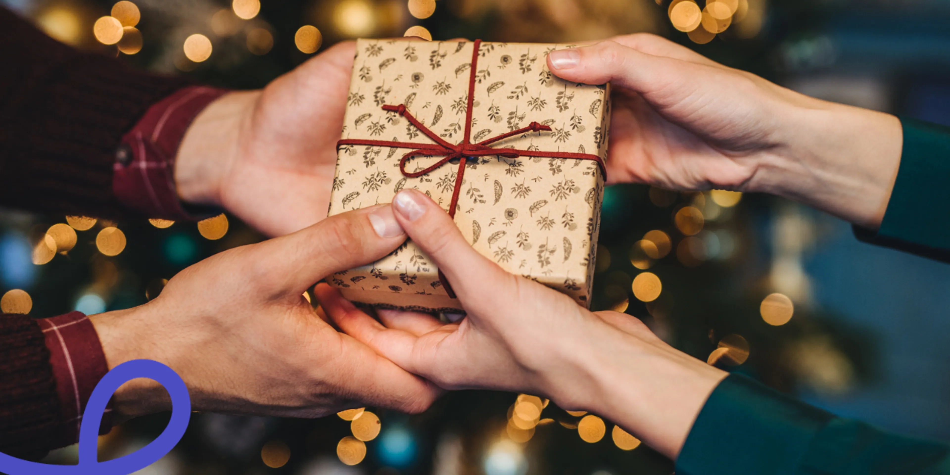 Elementos del regalo perfecto de navidad