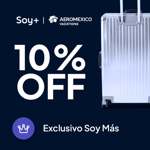 Logo Aeroméxico Vacations, 10% OFF Exclusivo Soy Más