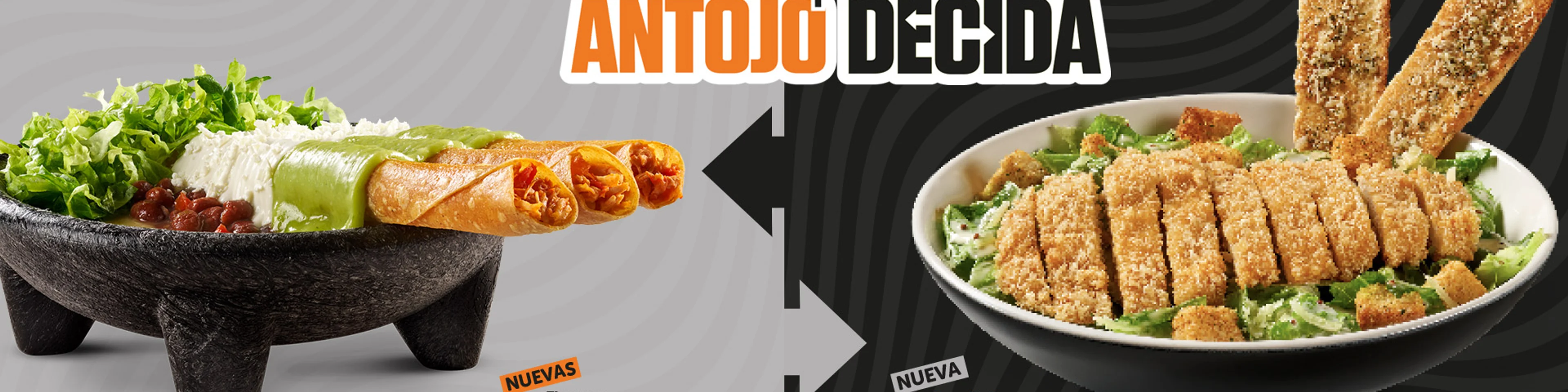 Promocional Vips, contiene flautas y pollo.