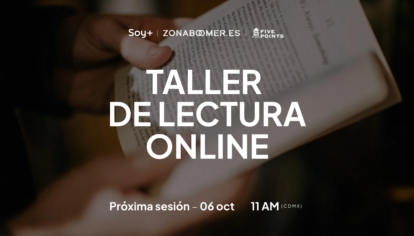 Taller de Lectura online, próxima sesión 6 de octubre, 11 am (CDMX)