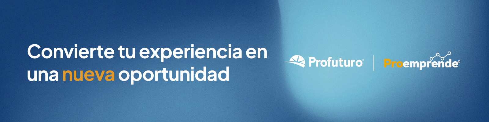 Convierte tu experiencia en una nueva oportunidad, Profuturo y Proemprende
