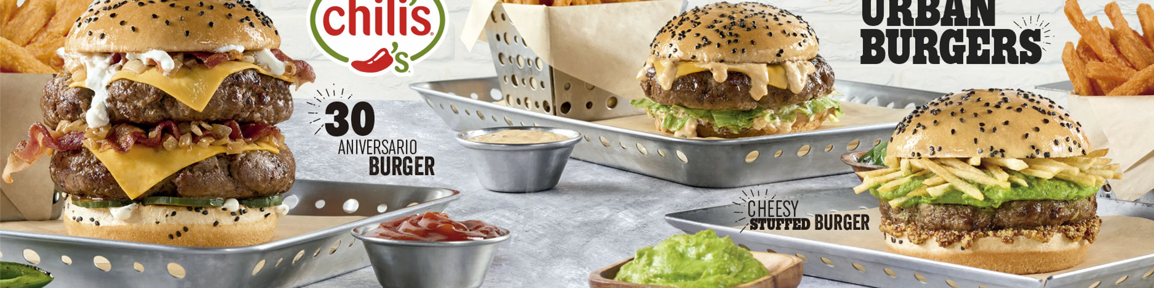 Hamburguesas chili's 30 aniversario