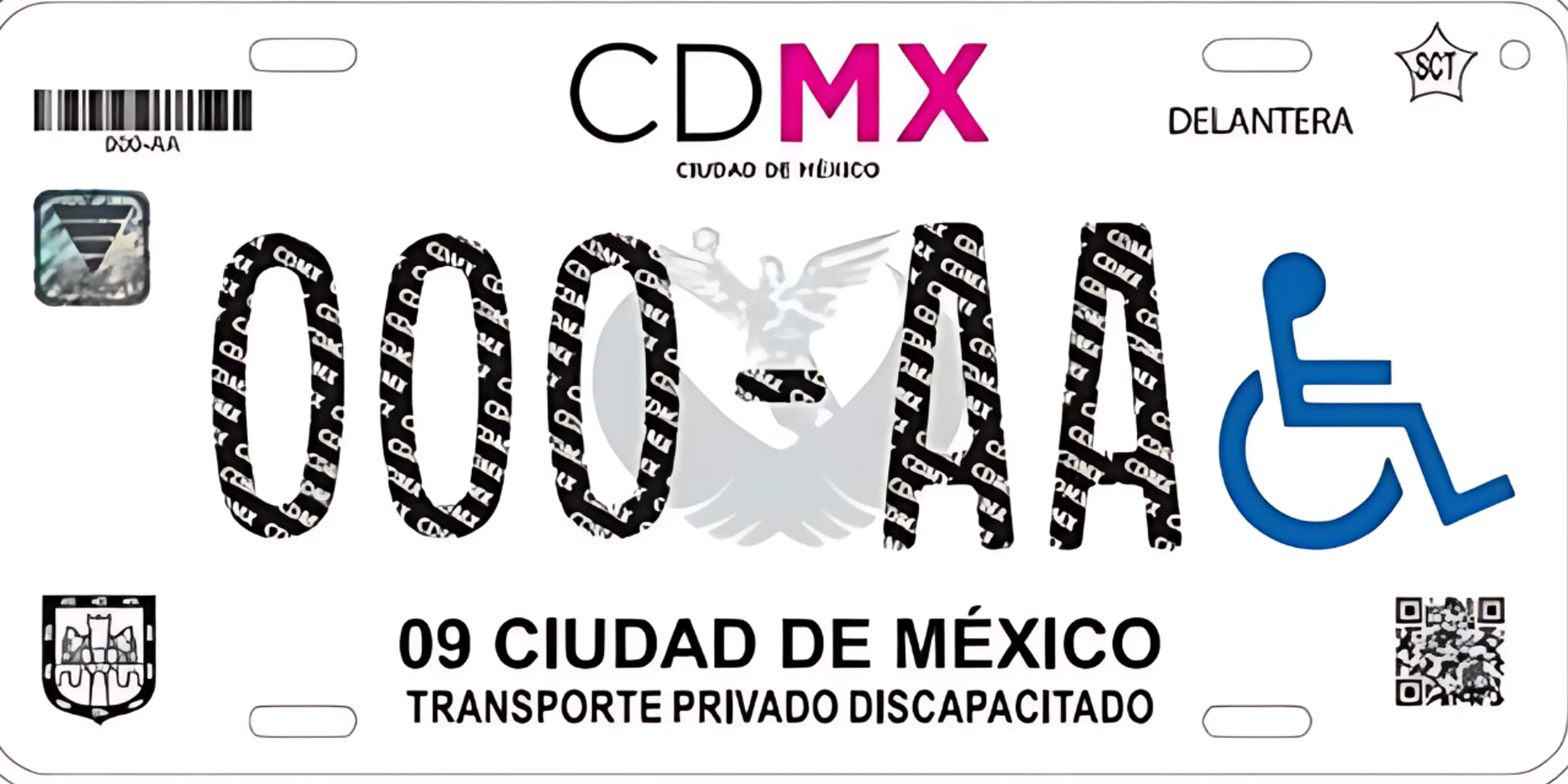 Trámite de placas para discapacidad CDMX y Edo. Mex.