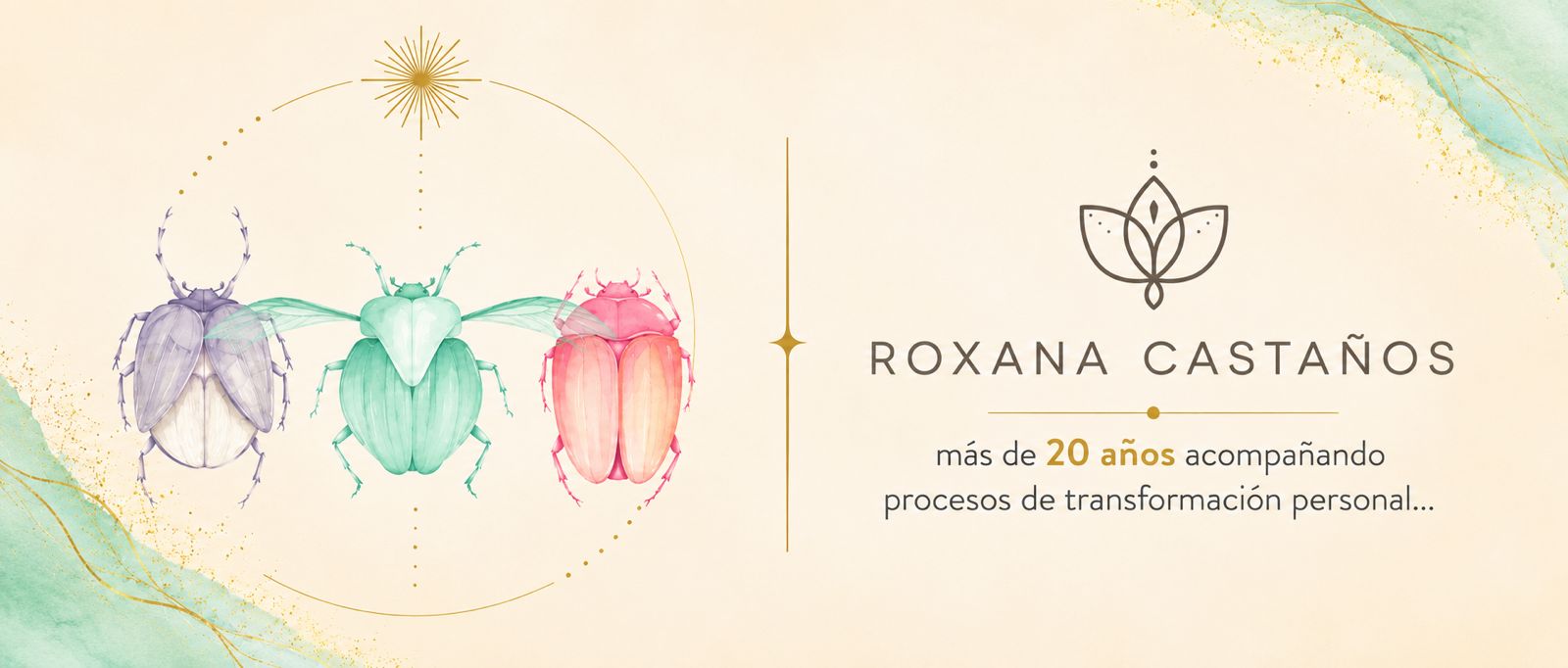 Roxana Castaños, más de 20 años acompañando procesos de transformación personal...