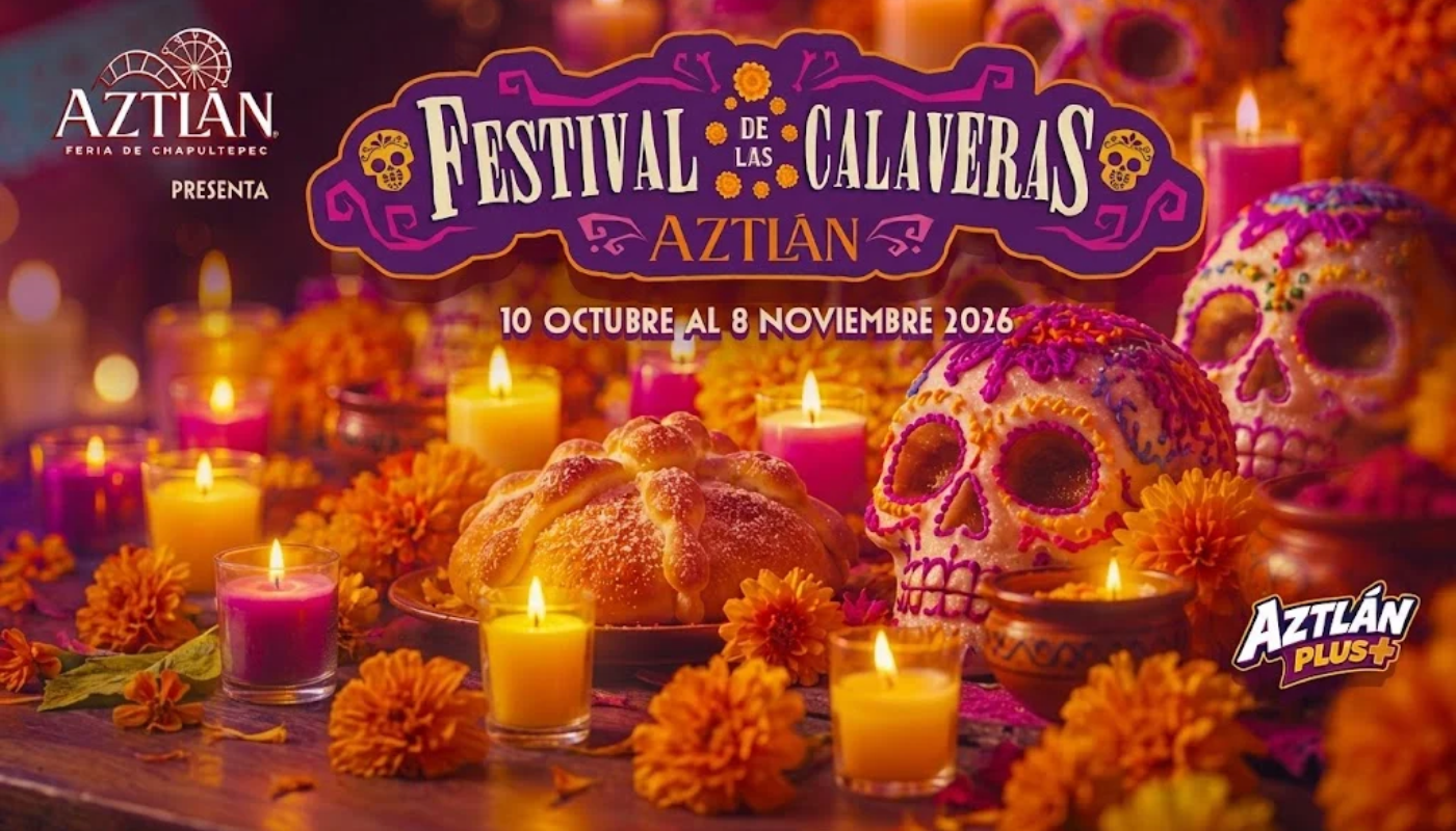 Aztlán, Feria de Chapultepec, presenta: Festival de las calaveras Aztlán, 10 de octubre al 8 de noviembre 2026