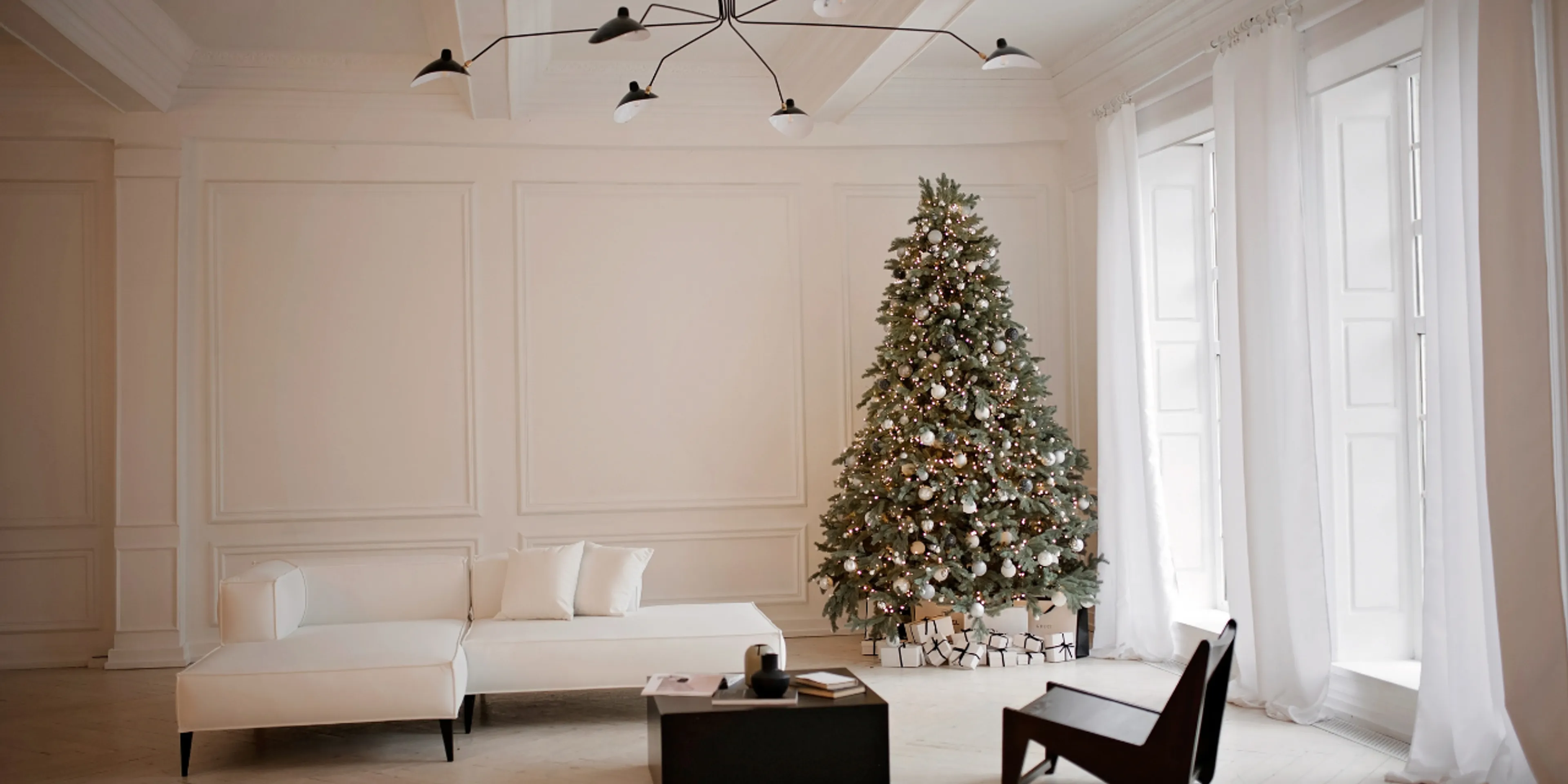 Decoración de navidad minimalista