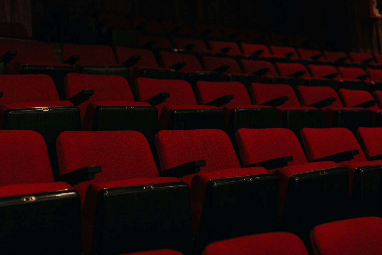Butacas de cine rojas