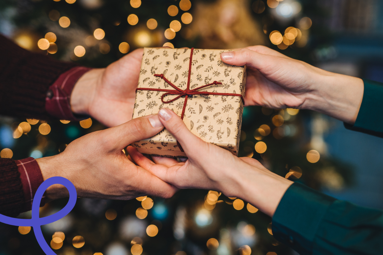 Elementos del regalo perfecto de navidad