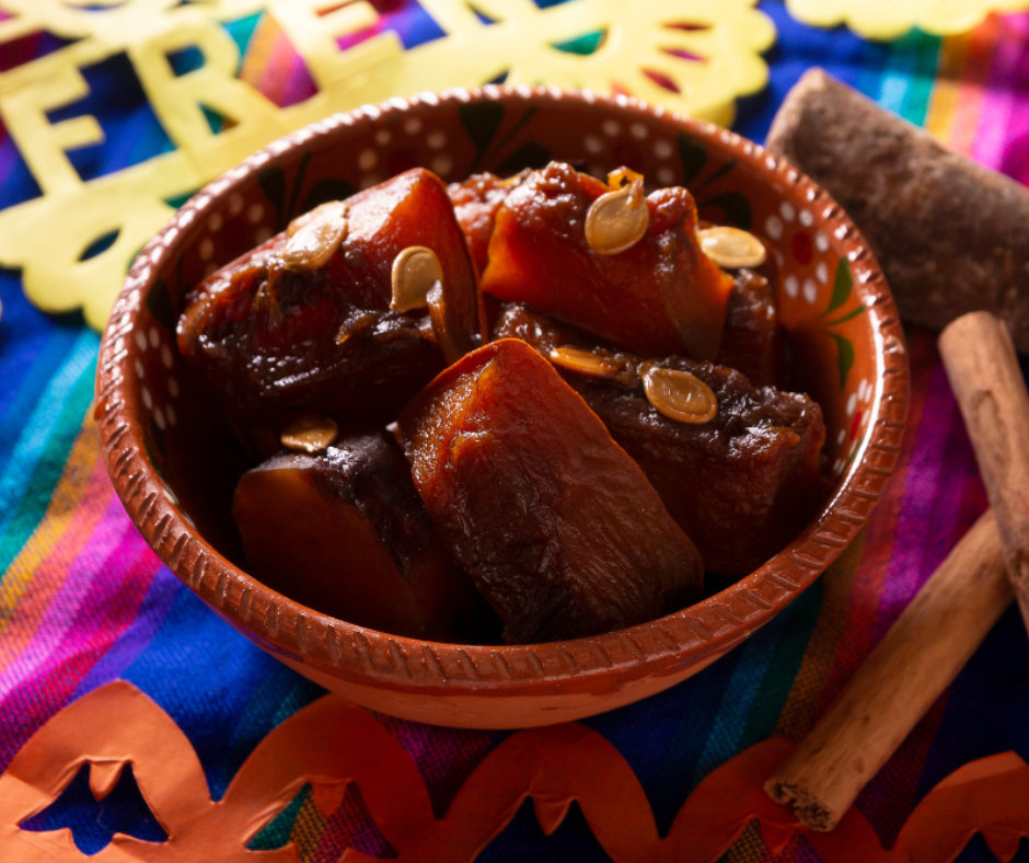 Calabaza en dulce en el día de muertos