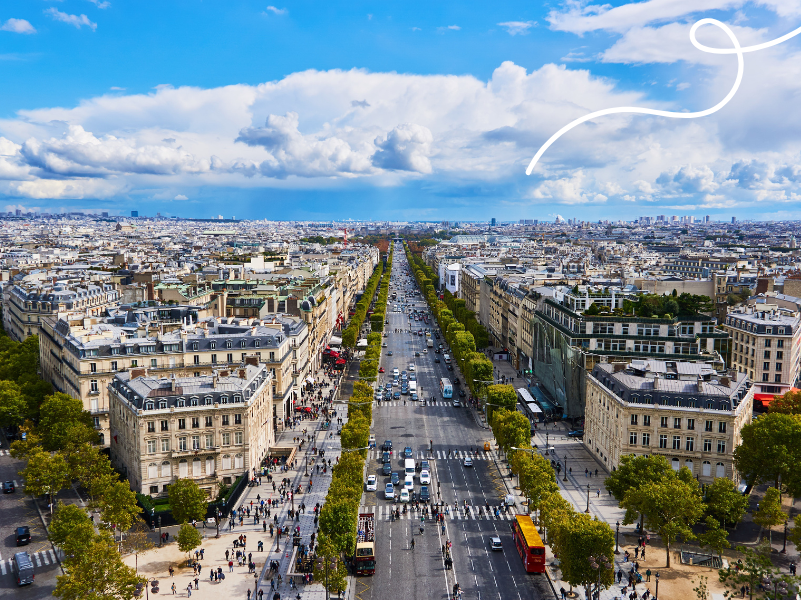 Edificios franceses en la CDMX
