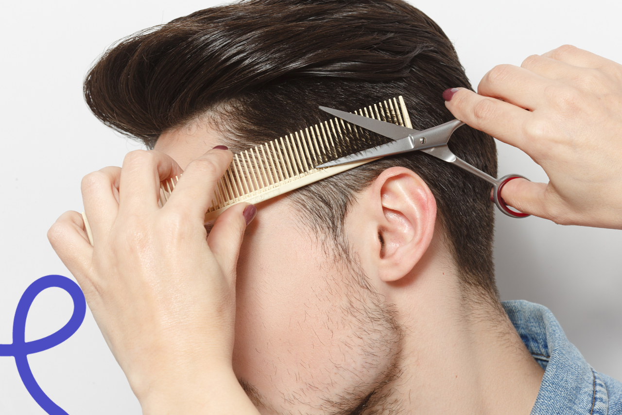 Corte de cabello hombre corto moderno