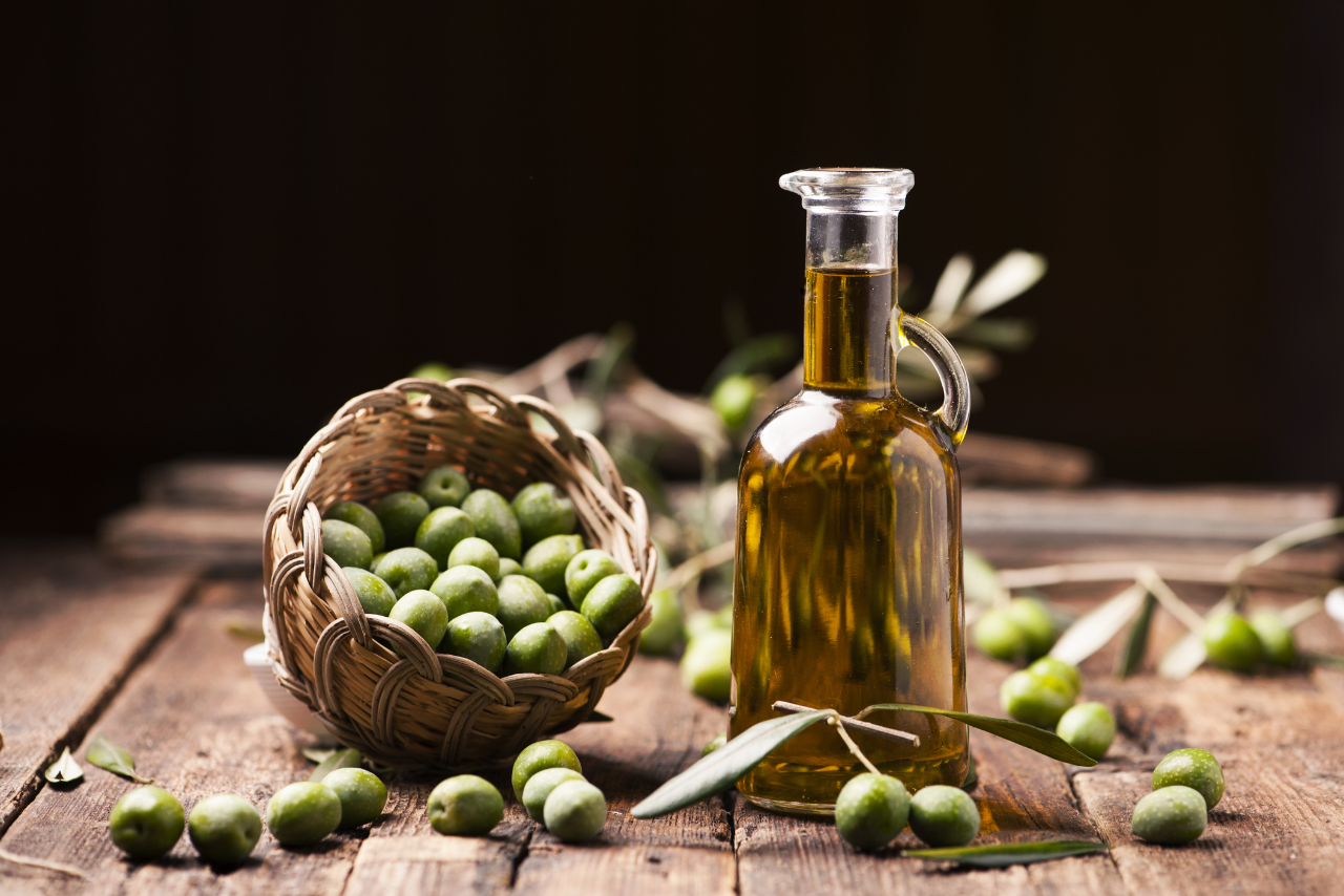 Aceitunas y aceite de oliva