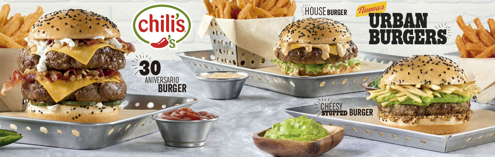 Hamburguesas chili's 30 aniversario
