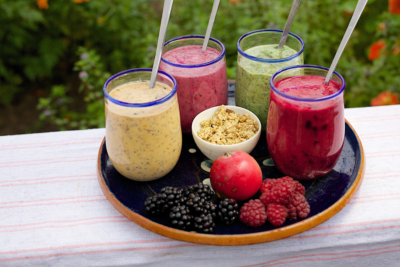 Smoothies y frutas