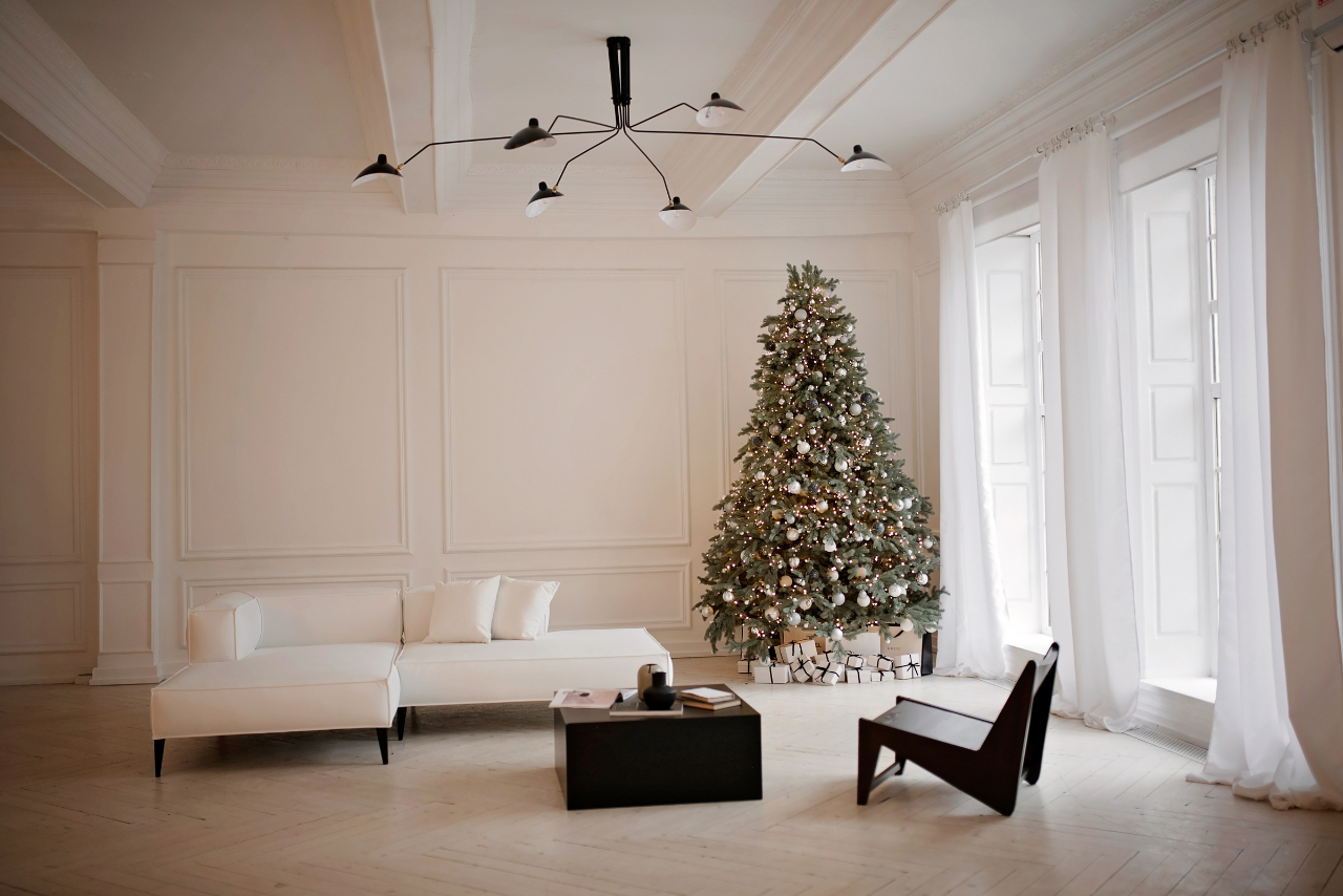 Decoración de navidad minimalista