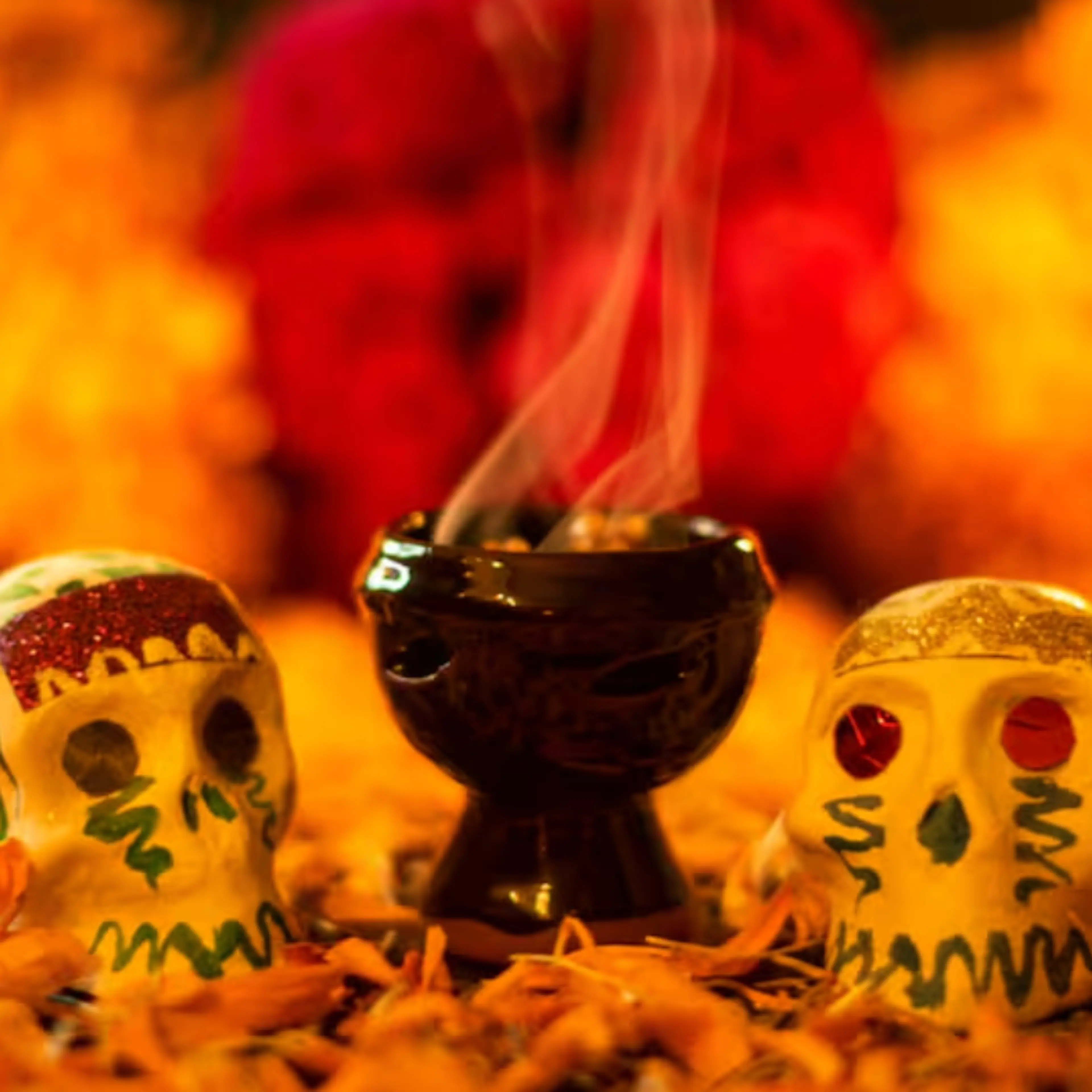 Significado del copal e incienso en las ofrendas de día de muertos