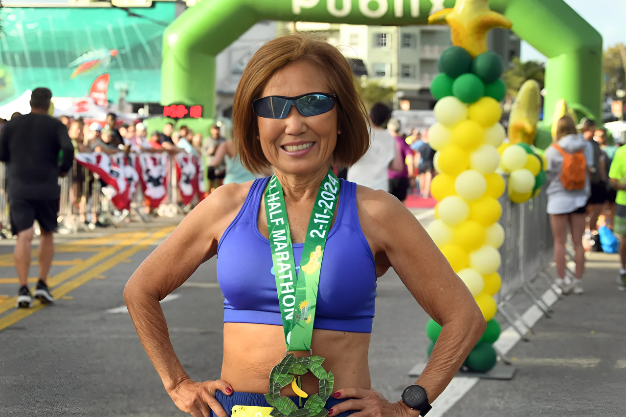 Jeannie Rice maratonista de 77 años que rompe records