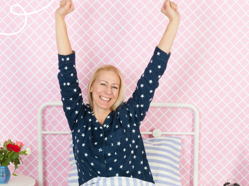 Mejorar el sueño durante la menopausia