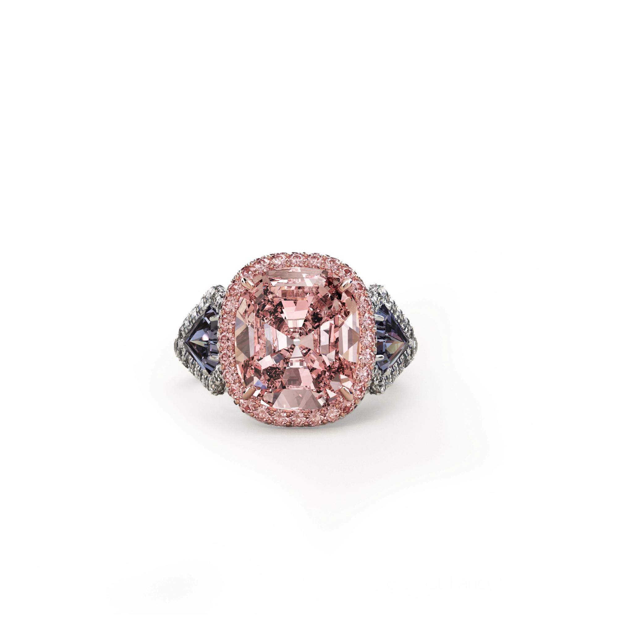 Main view of Blush Majesty Ring