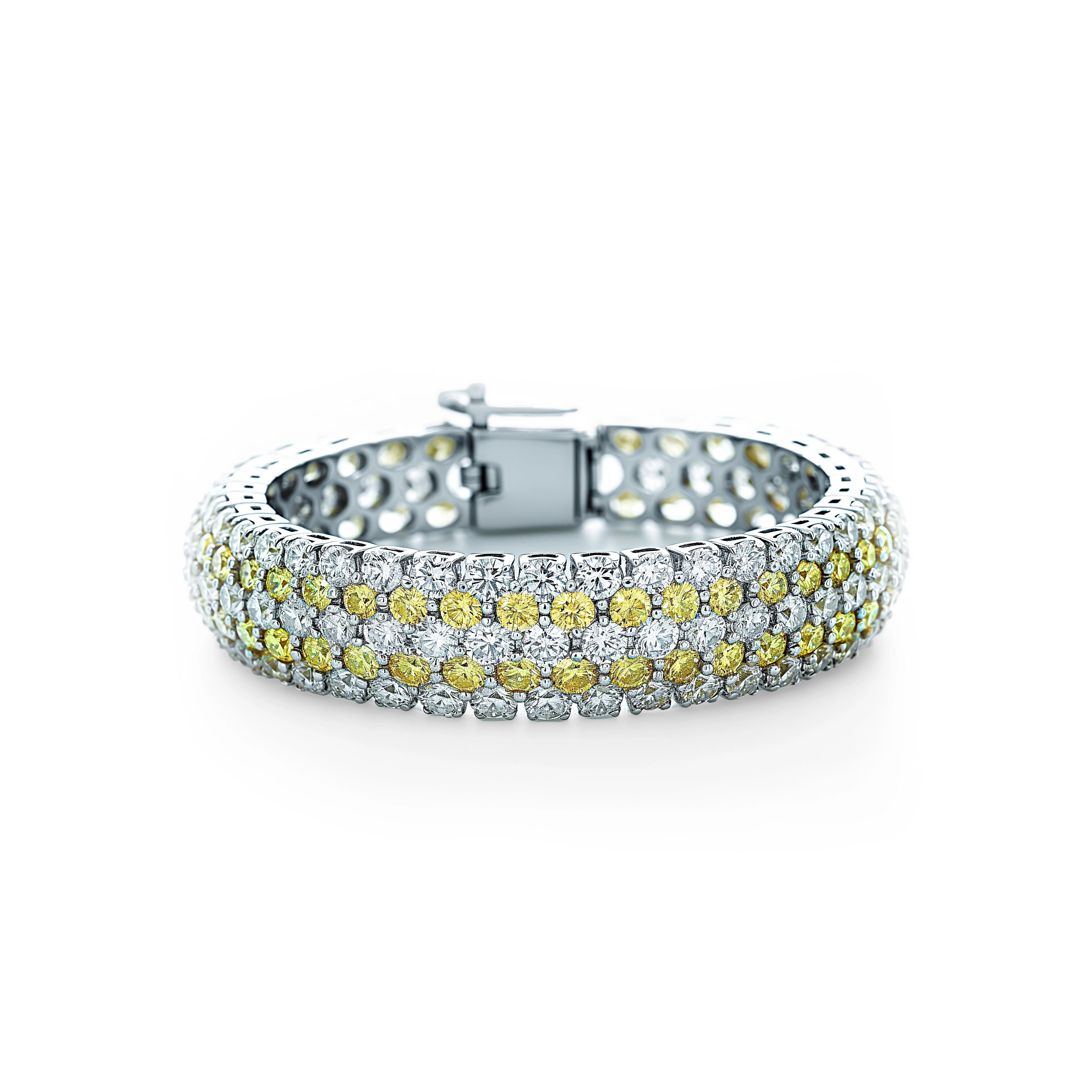 Main view of Lemon Drizzle Diamond Bracelet