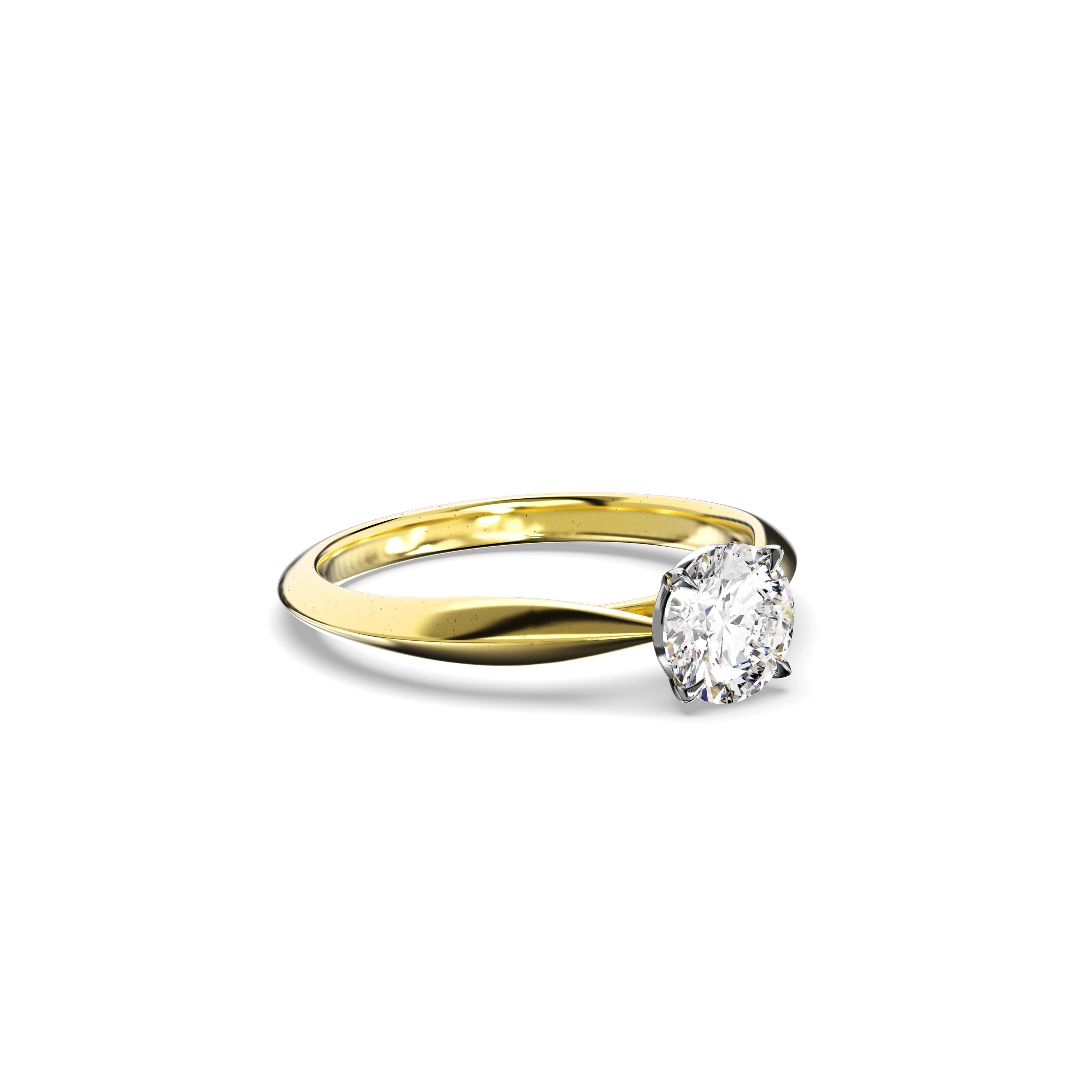 Main view of Eternal Solitude Diamond Ring