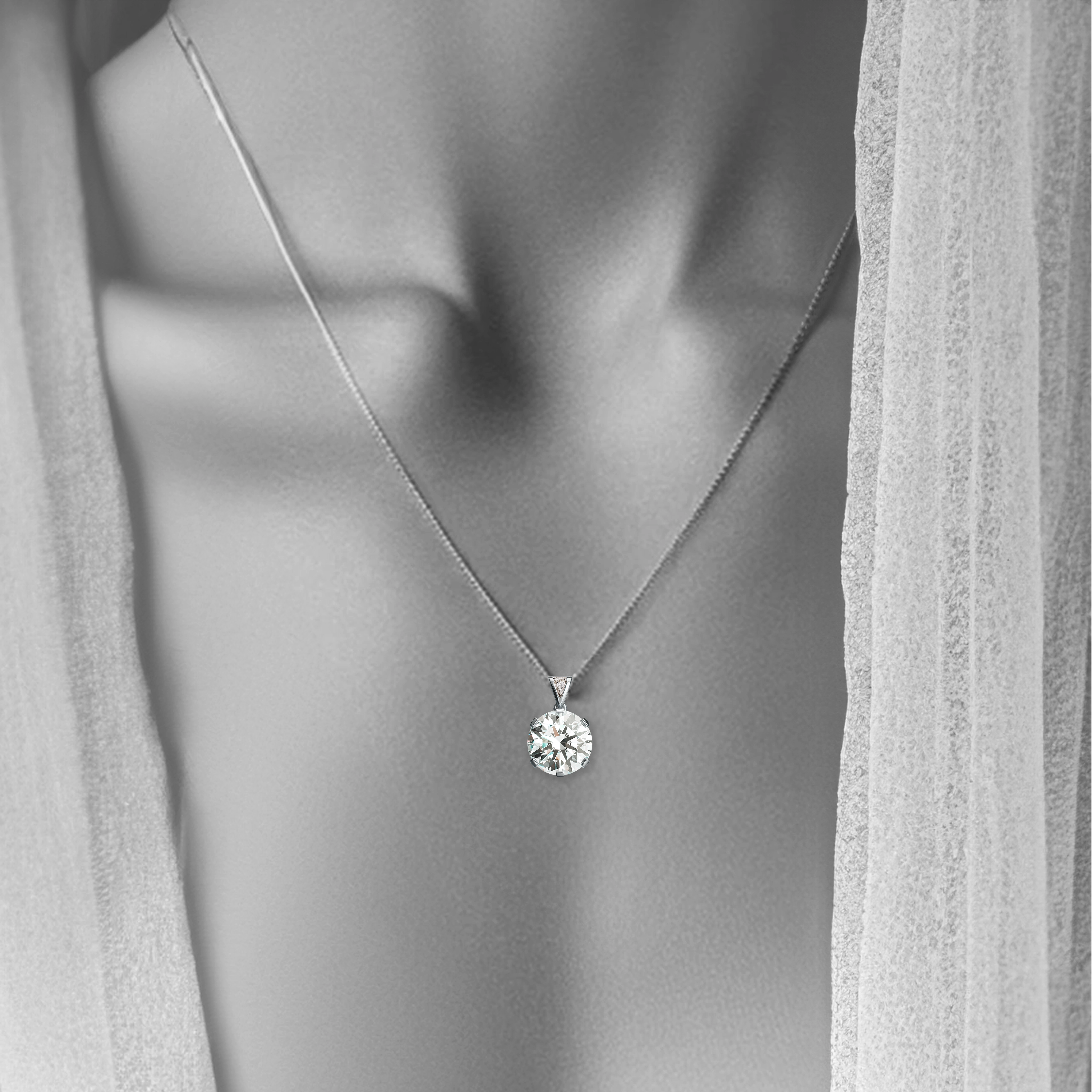 Main view of Eternal Sparkle Diamond Pendant