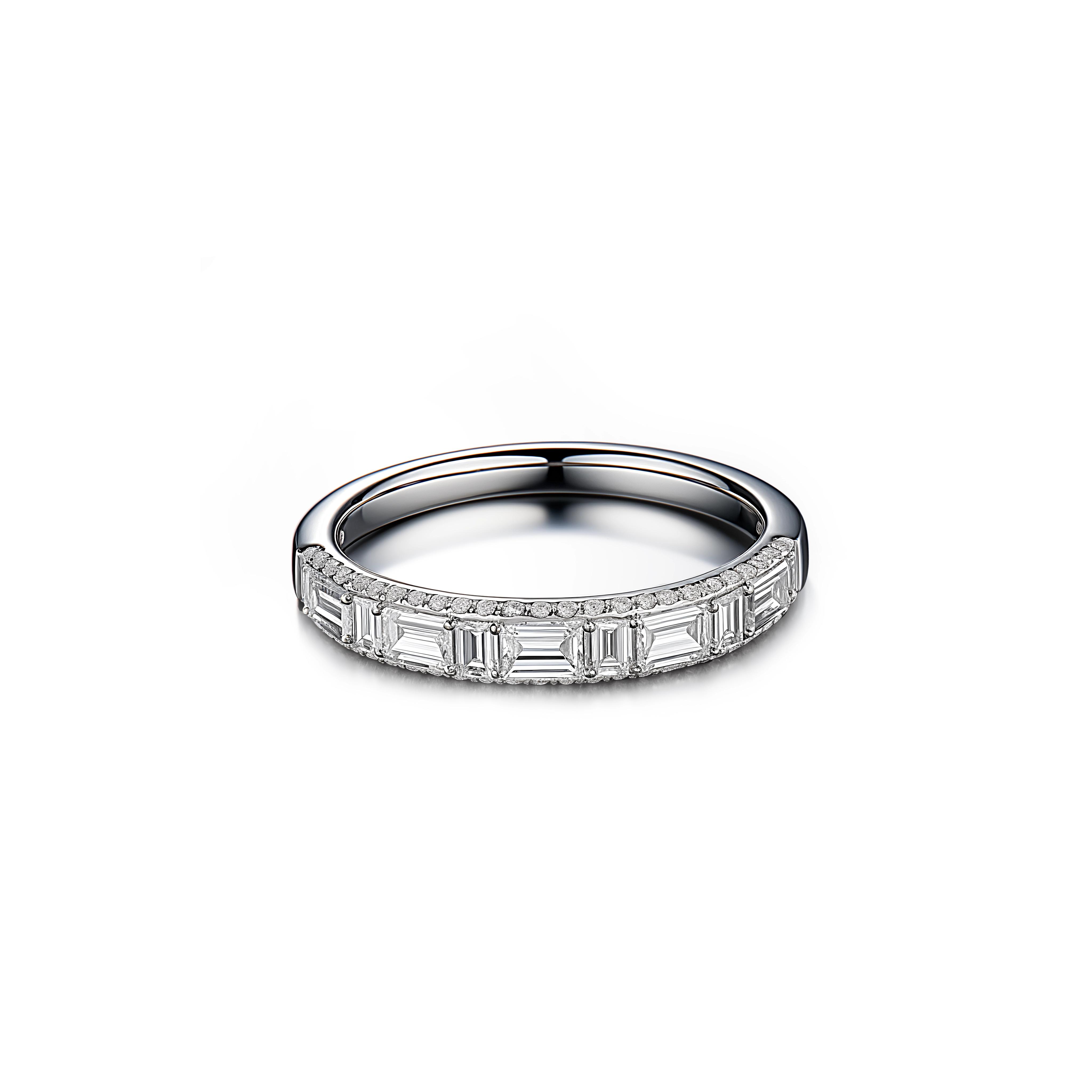 Main view of Classic Elegance Enclave Diamond Band