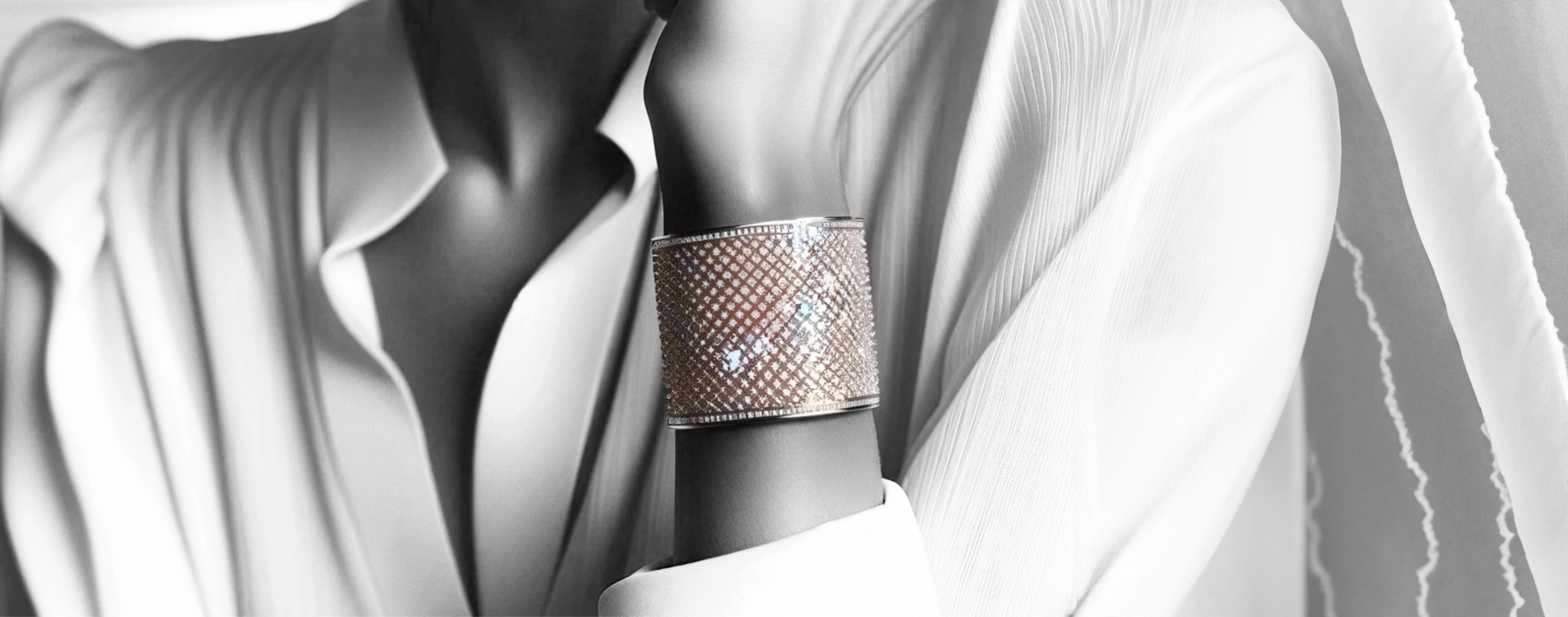 Golden flowers sprouting diamonds.