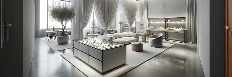 The Los Angeles skyline at dusk, with diamonds in the foreground.