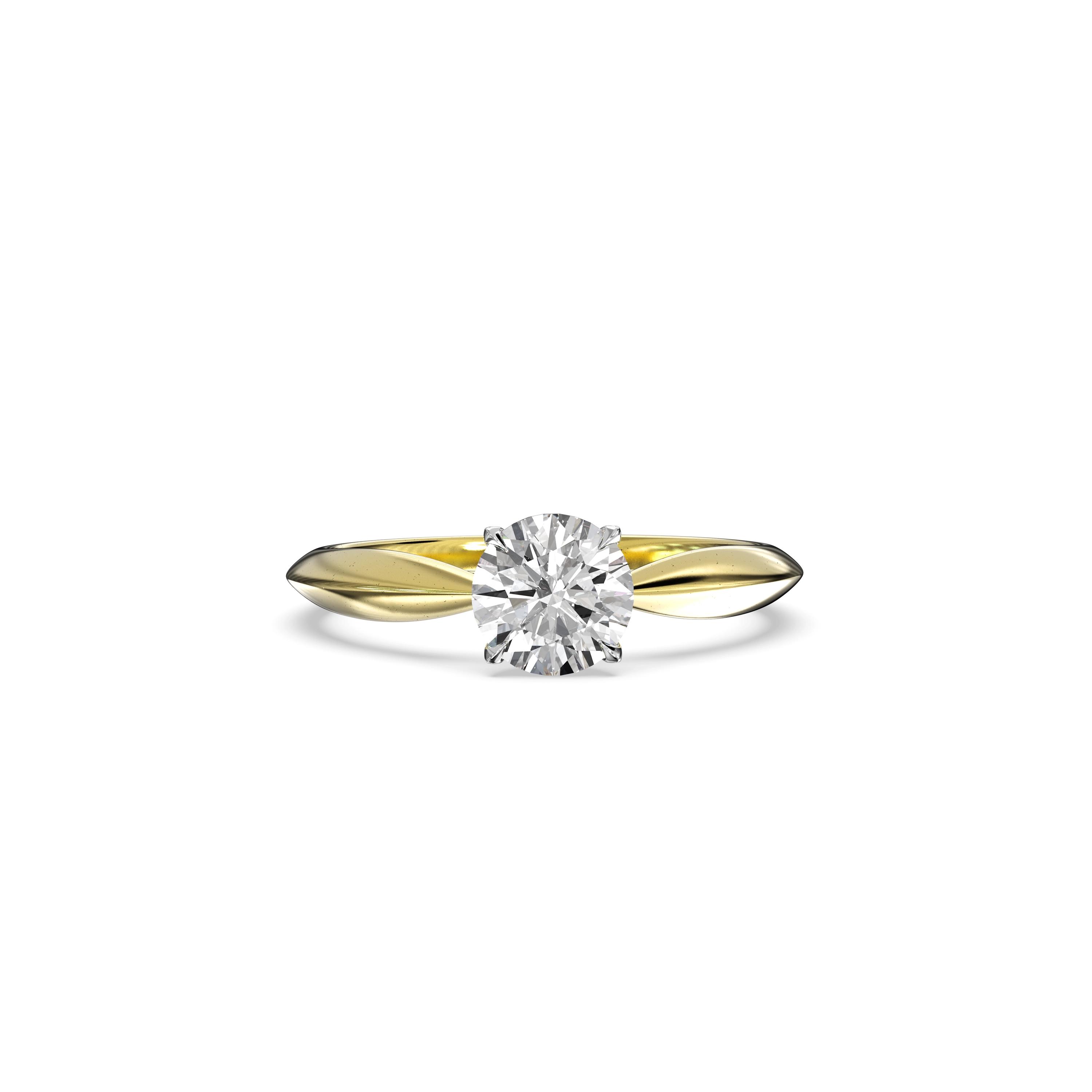 Main view of Eternal Solitude Diamond Ring