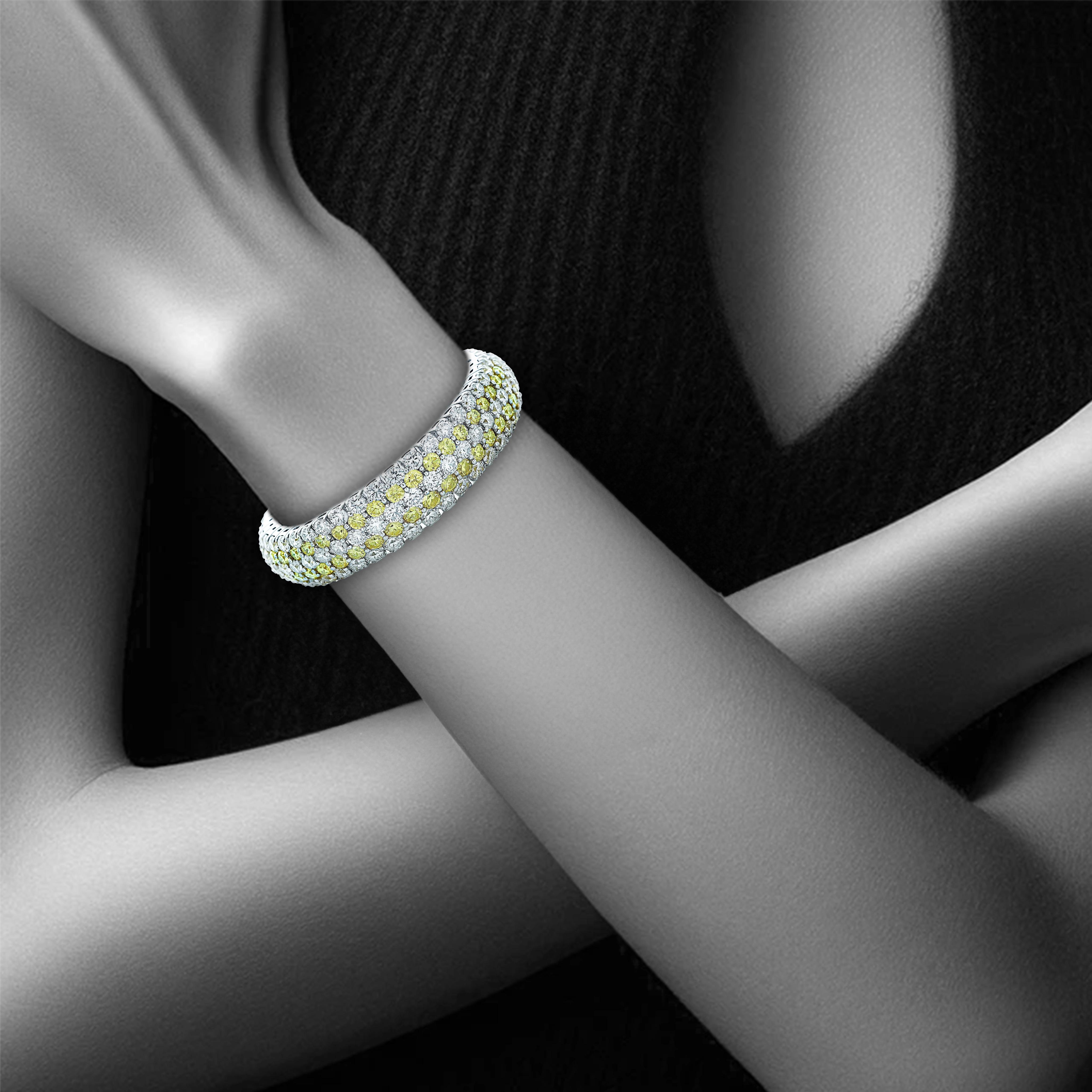 Main view of Lemon Drizzle Diamond Bracelet