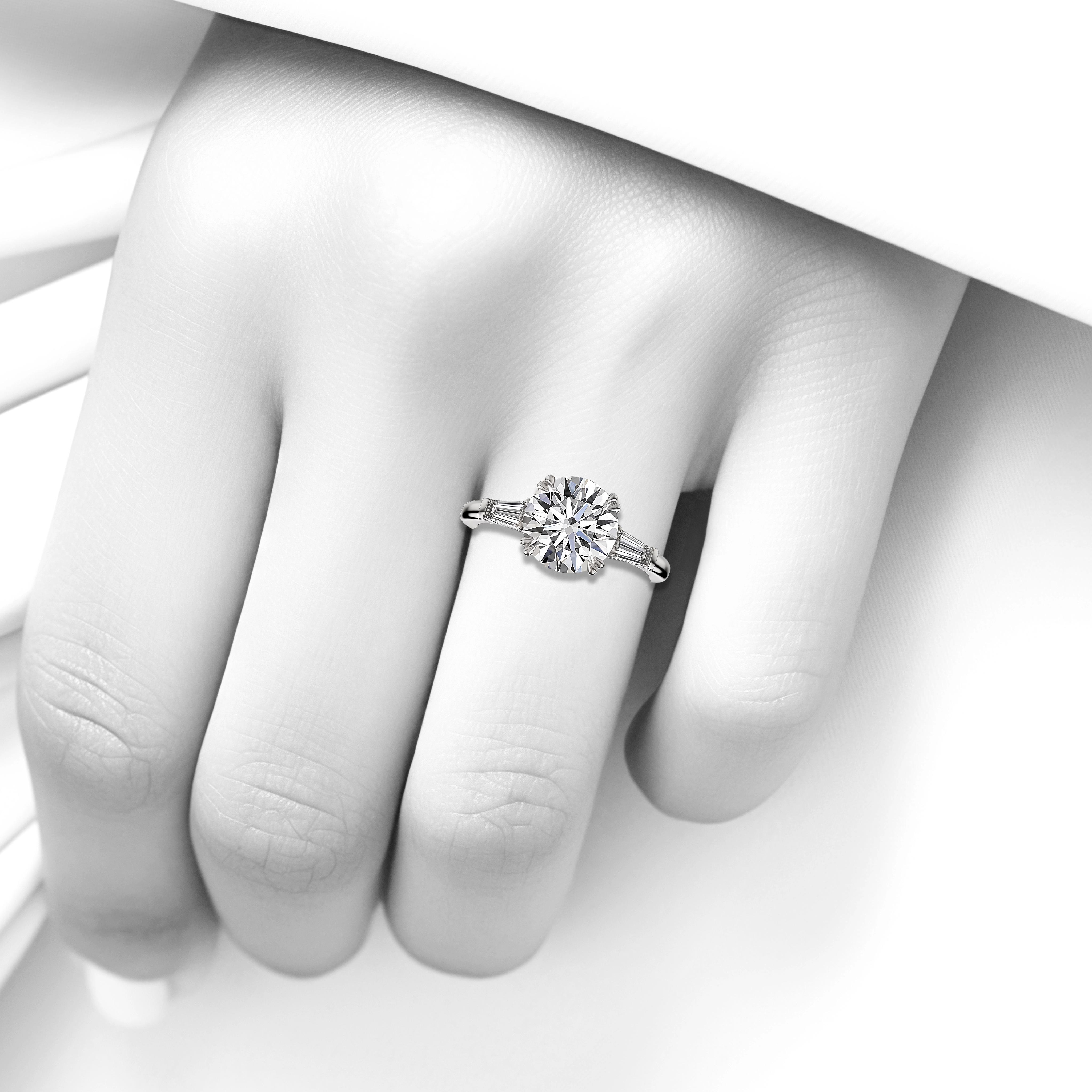 Main view of Triad Lumiere Diamond Ring