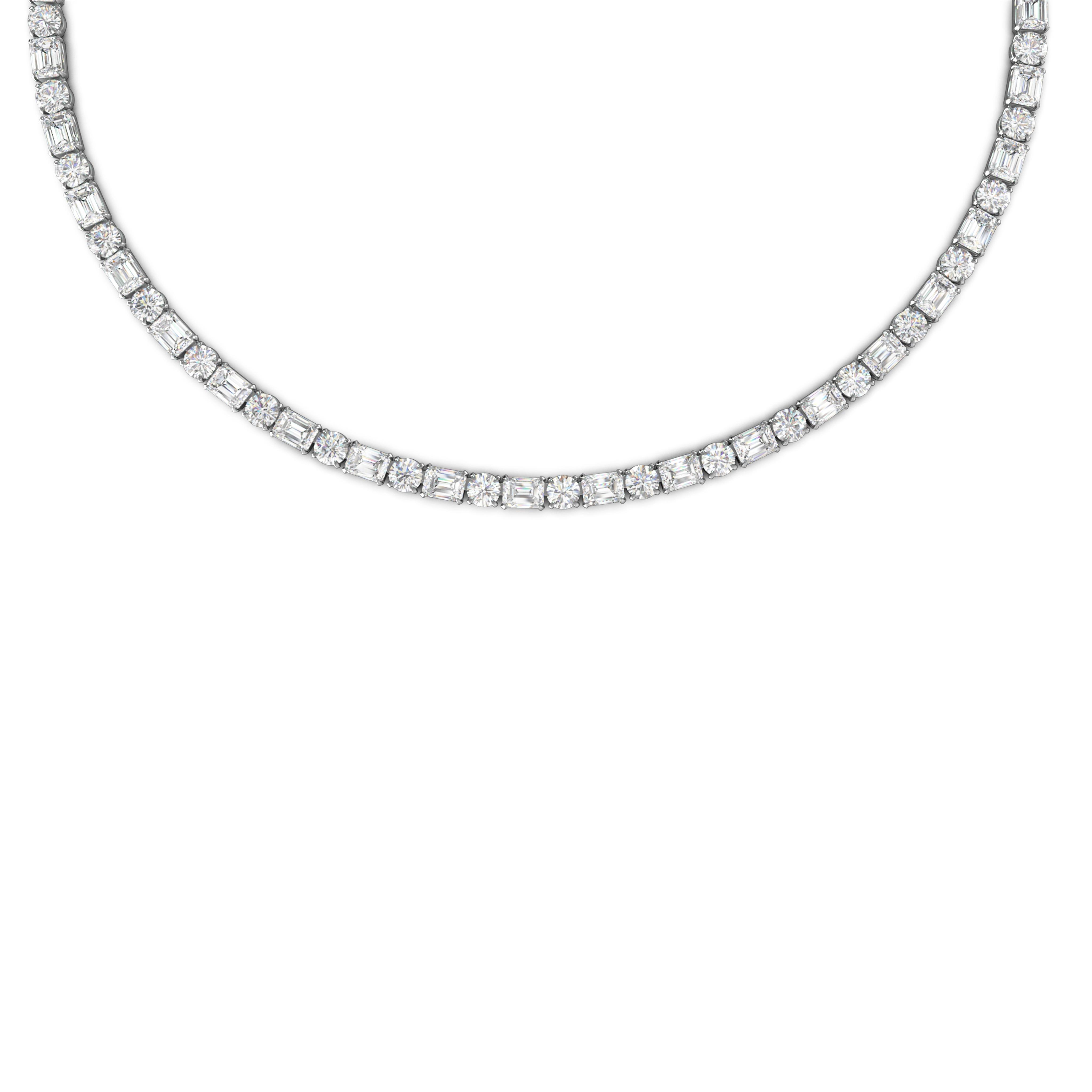 Main view of Eternal Symphony Diamond Necklace