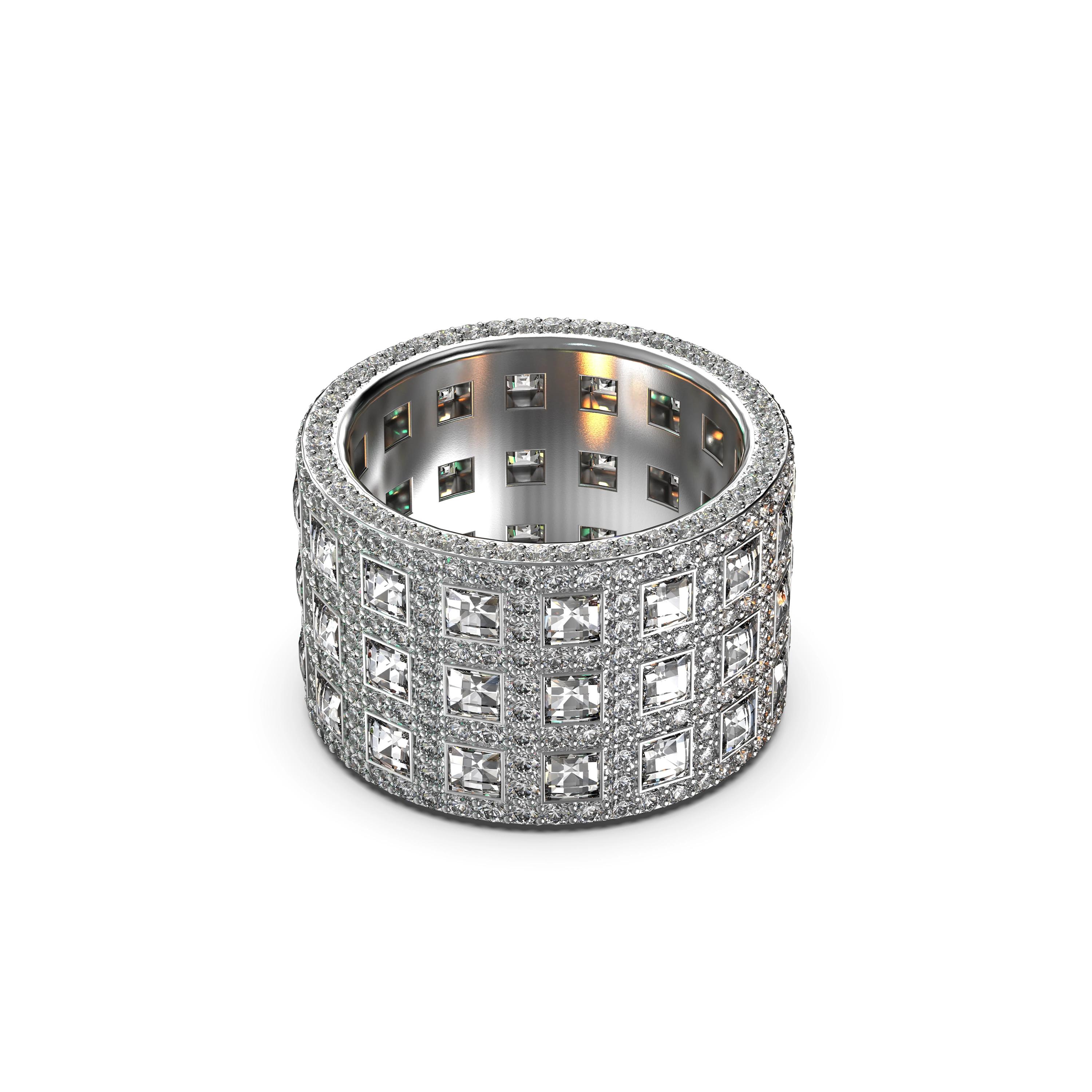 Main view of Eternal Vista Blaze Diamond Band