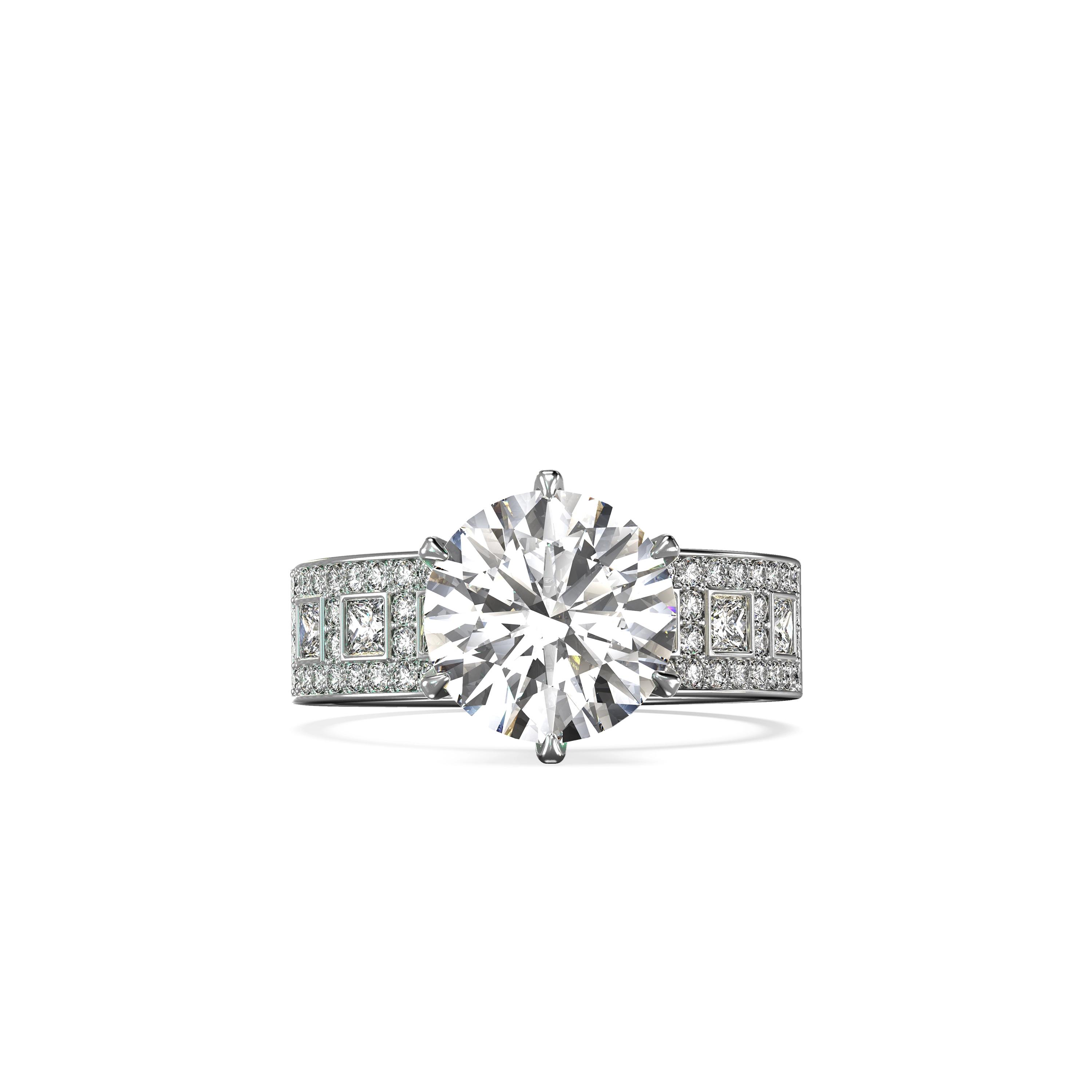 Main view of Eclipse Diamond Ring