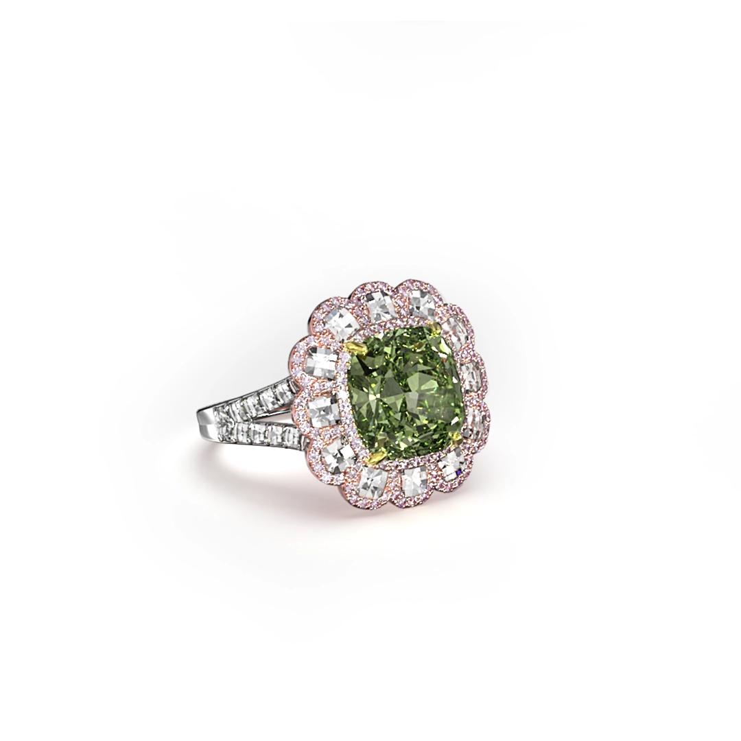 Main view of Floral Symphony Diamond Ring