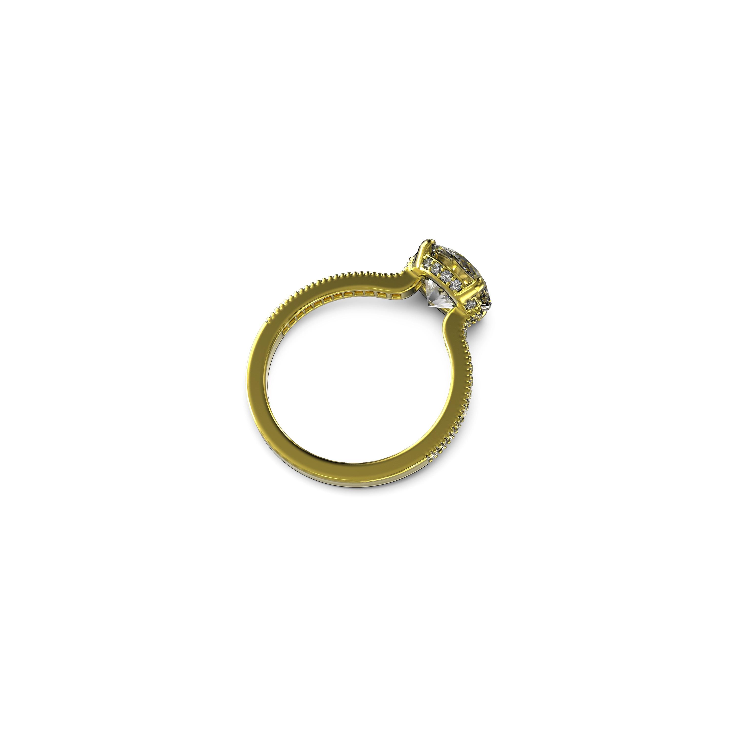 Main view of Luminous Grace Diamond Ring