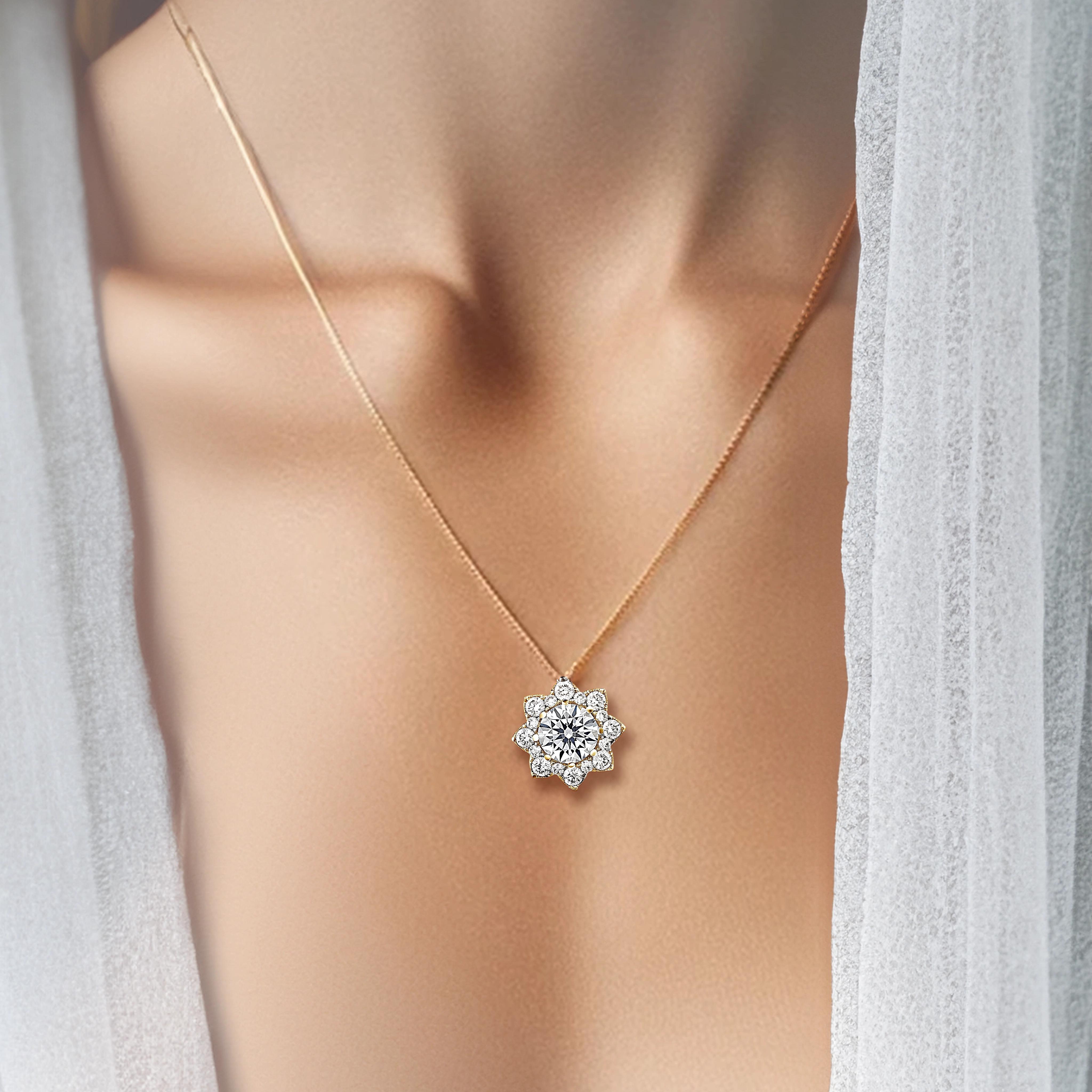 Main view of Starlight Brilliance Diamond Pendant