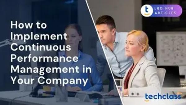 How to Implement Continuous Performance Management in Your Company